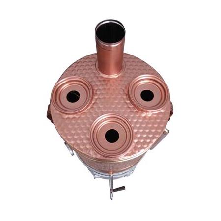 Full Otomatik Elektrikli Kömürlü Odunlu Ateş Tuğlalı 50 Litre