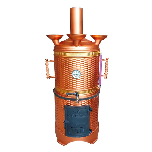 Bakır Semaver 30 litre Ateş Tuğlalı