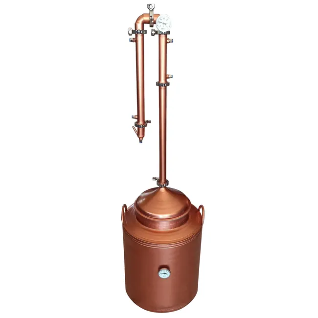 100 Litre POT ve REFLUX Still BAKIR Damıtma Cihazı-İmbik